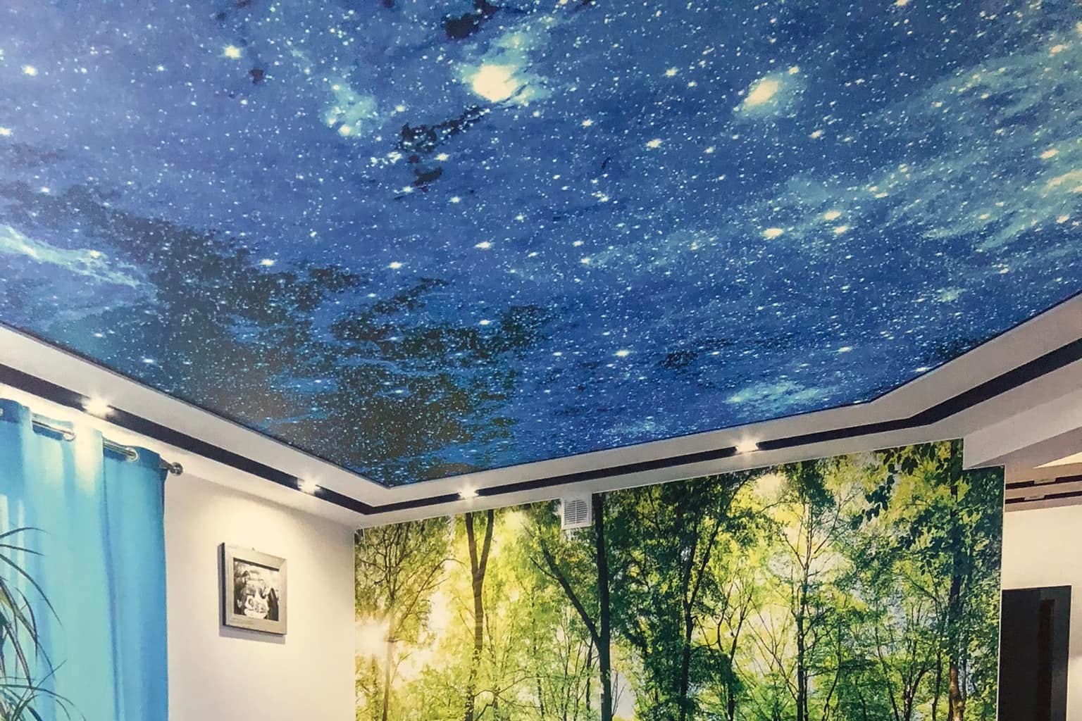 Sufit napinany gwiaździsty